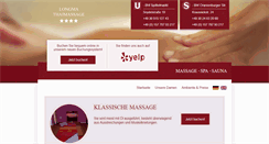 Desktop Screenshot of longma-thaimassage.de