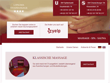 Tablet Screenshot of longma-thaimassage.de